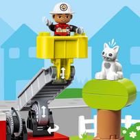 lego gaisrine - LEGO Duplo Ugniagesių automobilis 10969 - 5 nuotrauka